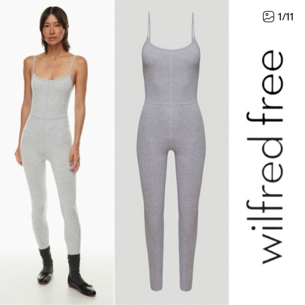 WILFRED FREE • Divinity Romper in Grey • Small